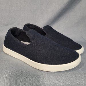 • All Birds • Men’s Merino Wool Loungers Slip On Shoes Navy Blue  Mens size 10